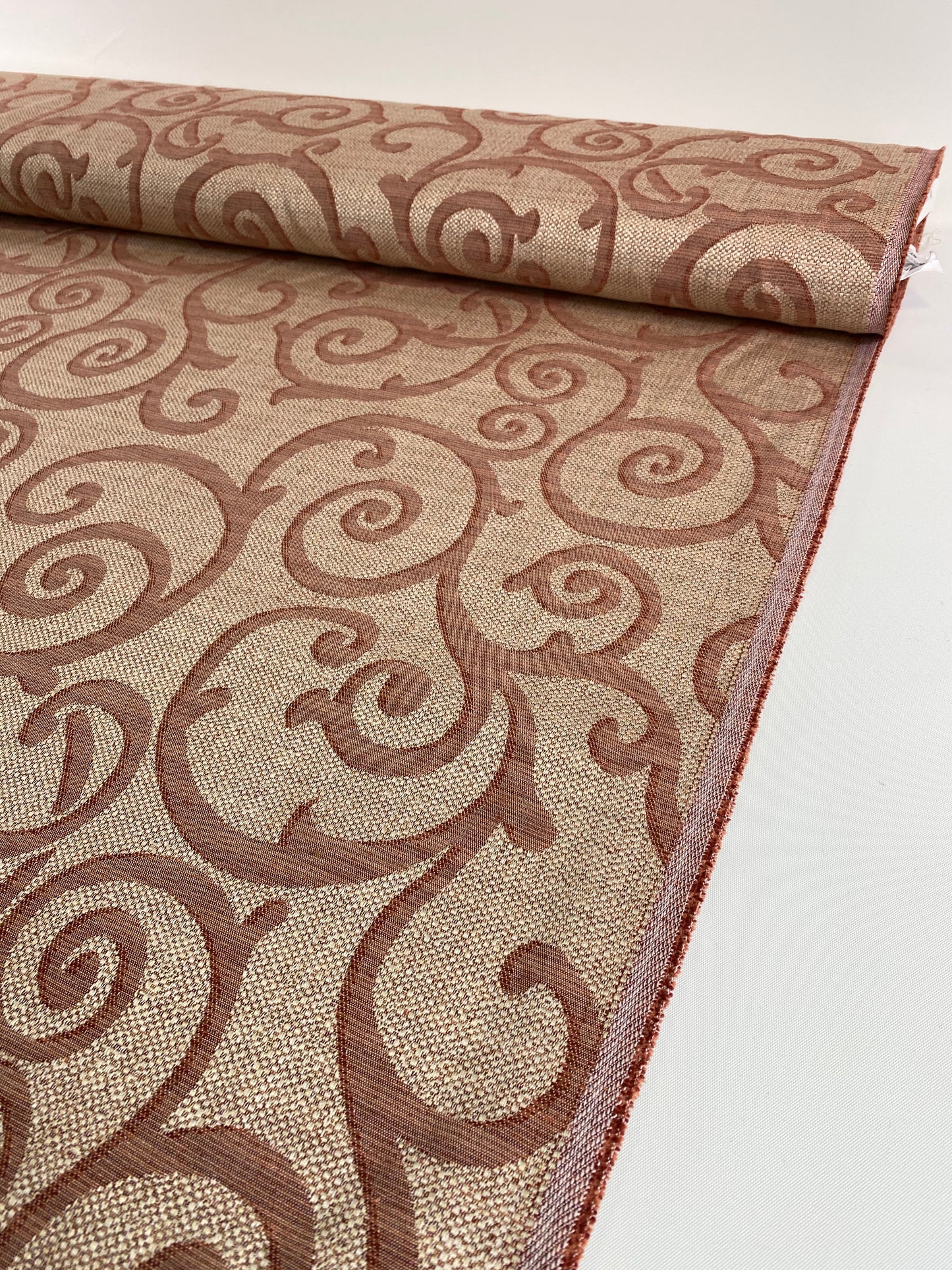TESSUTO JACQUARD ROSA ANTICO H280