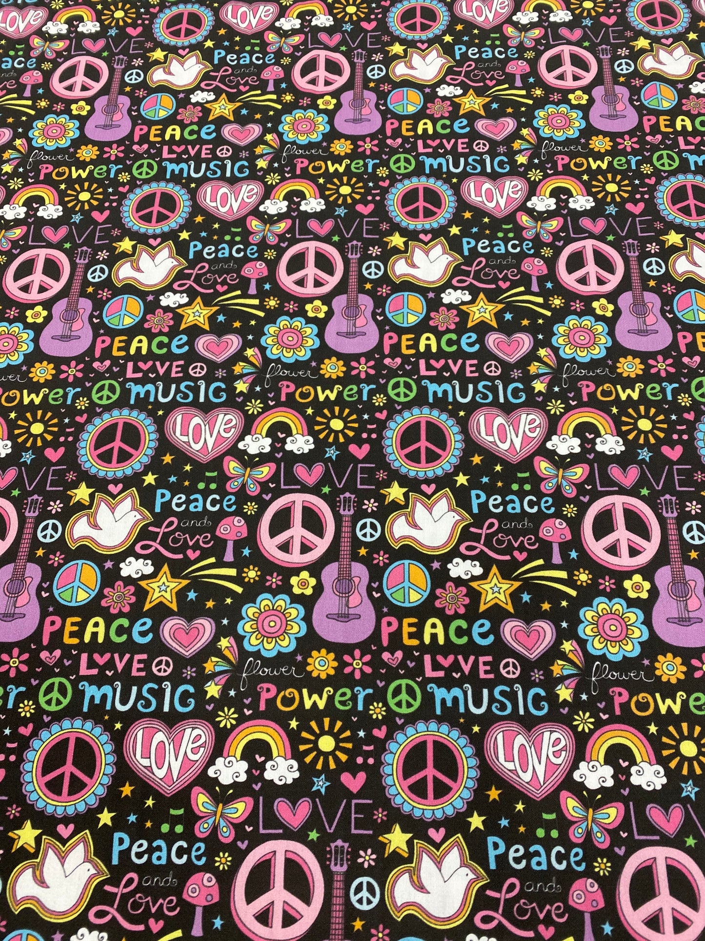 COTONE STAMPA DIGITALE HIPPY