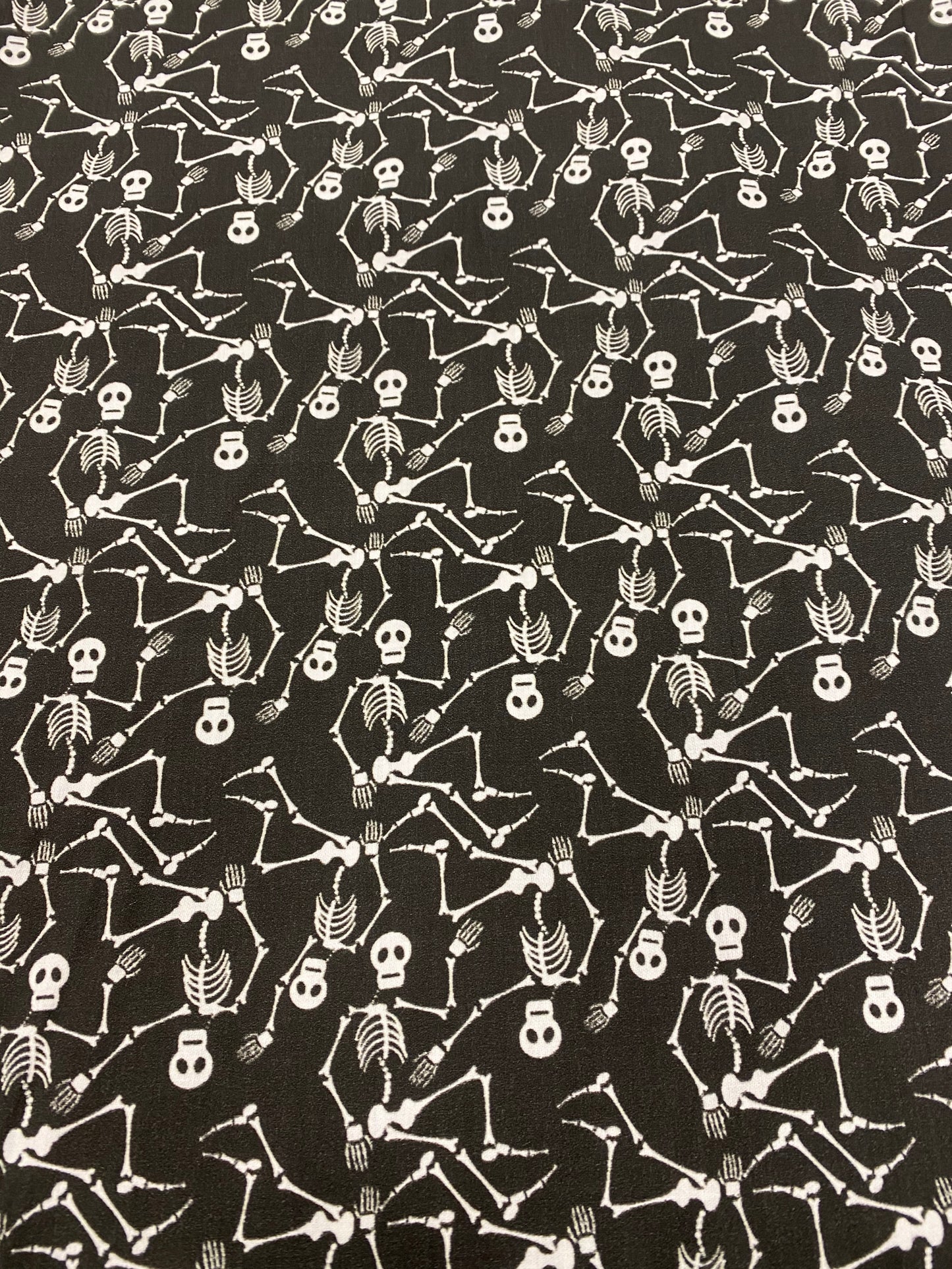 COTONE STAMPA DIGITALE SCHELETRI