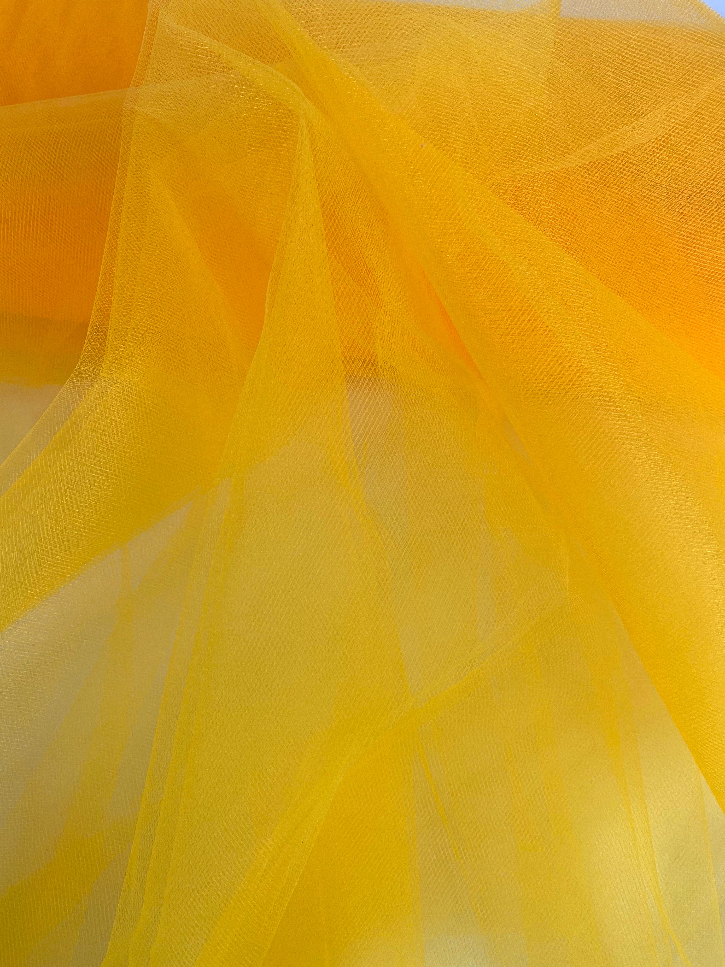 Tulle Italia al metro H 280cm, v. Giallo