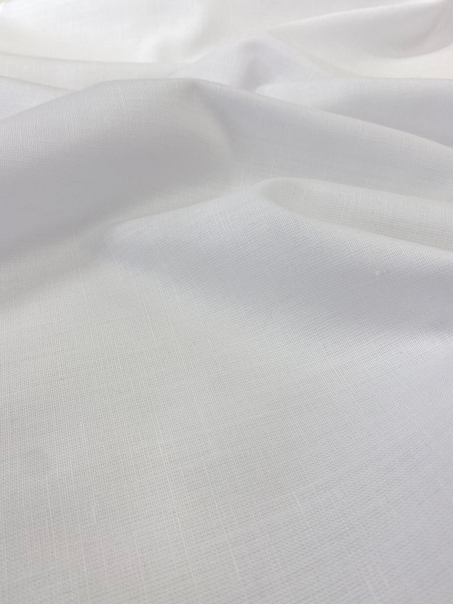 Tessuto per Tende in Lino Bianco + 21