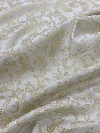 TESSUTO JACQUARD LAME' ORO H 280